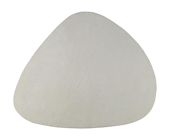 Tapete Org&acirc;nico Nuvola Triangular Prata - image 0