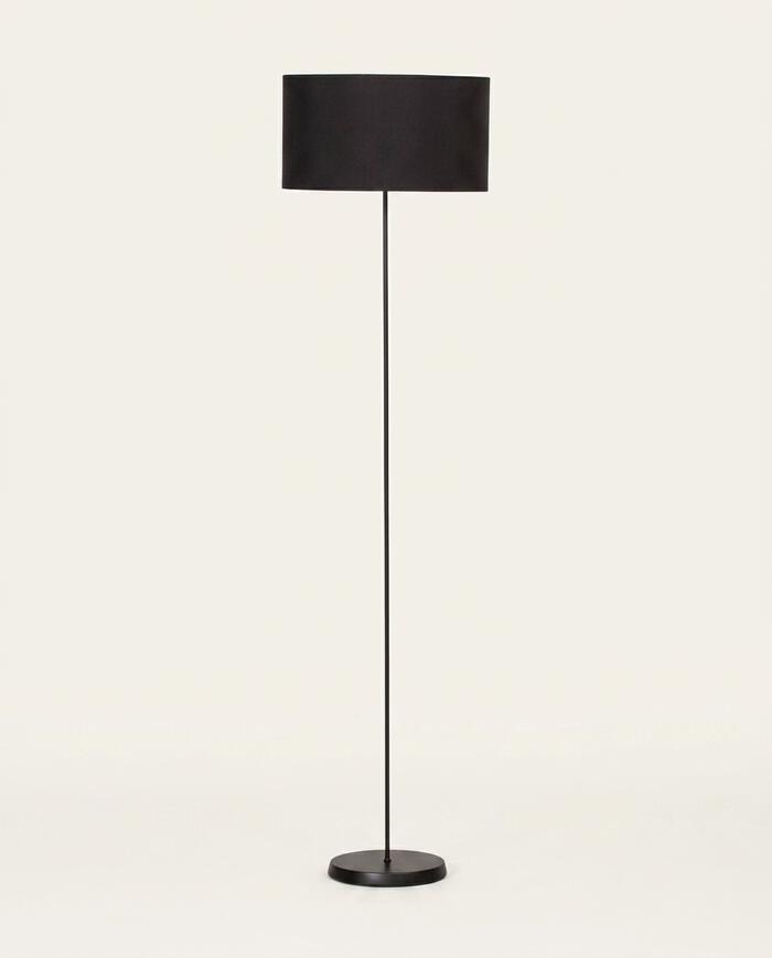 Lumin&aacute;ria Preta com C&uacute;pula Cil&iacute;ndrica Preto Bivolt - image 0
