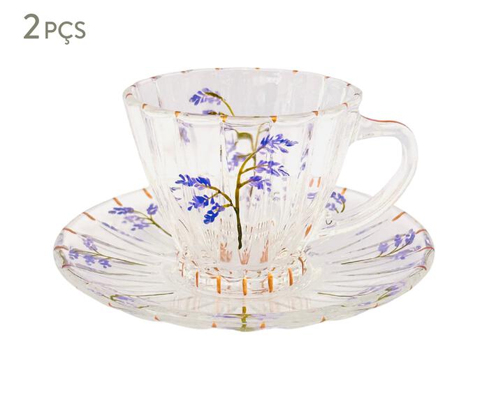 Jogo de X&iacute;caras para Ch&aacute; com Pires Limonium - 180ml - image 0