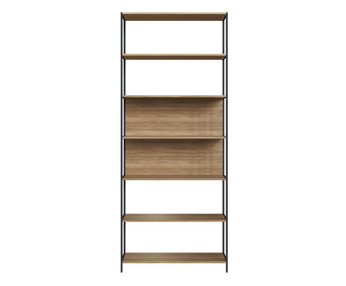Estante  Concept Home Office Nogal - Preto image number 0