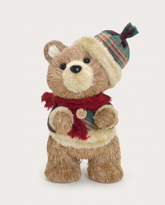 Urso Natalino Decorativo Marrom image number 2