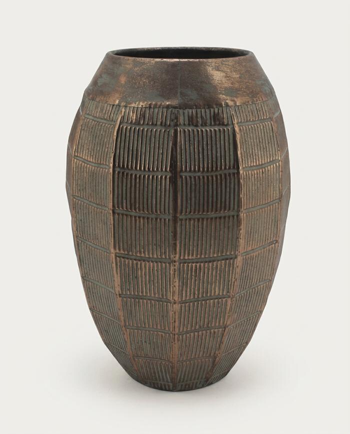 Vaso em Metal Clay II Bronze - image 0