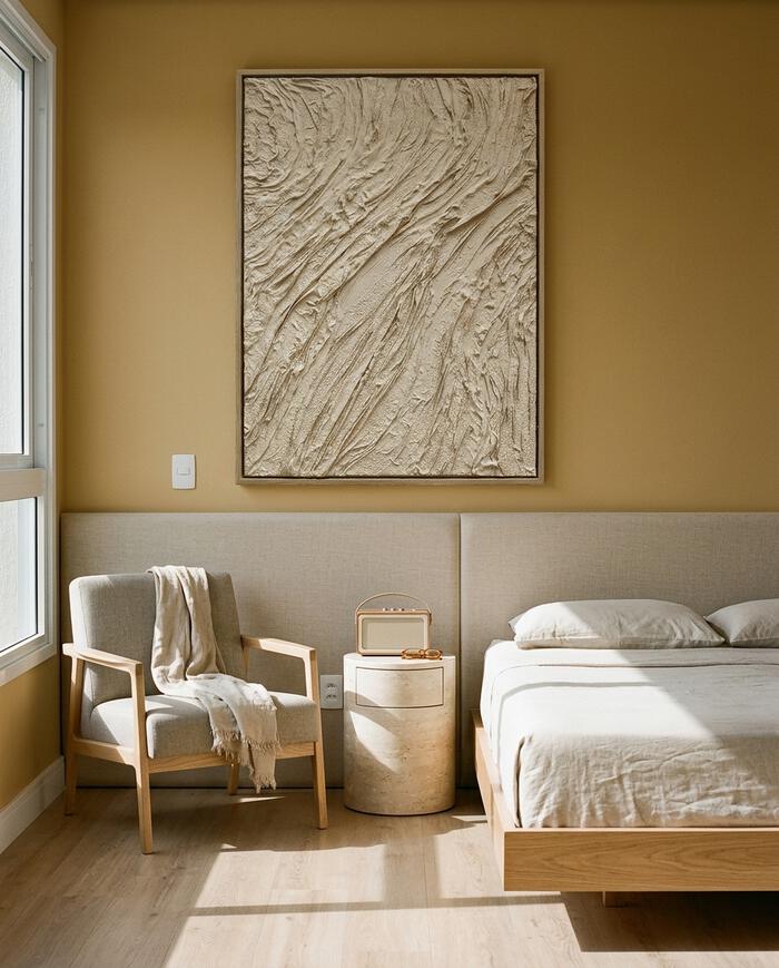 Quadro Decorativo Livelli Bege image number 3
