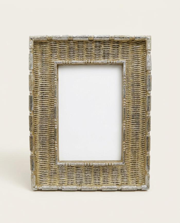 Porta-Retrato Dourado - Foto 15x10 - image 0