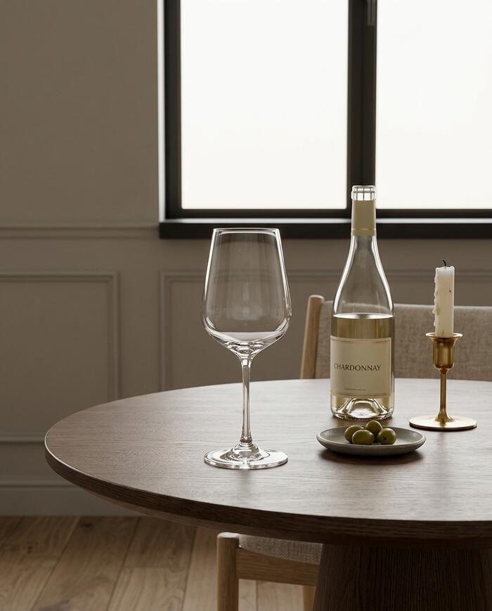 Jogo de Ta&ccedil;as em Cristal para Vinho Branco Dora - image 1