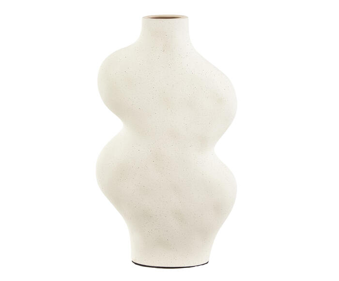 Vaso em Cer&acirc;mica D&eacute;cent Menor Off White - image 0