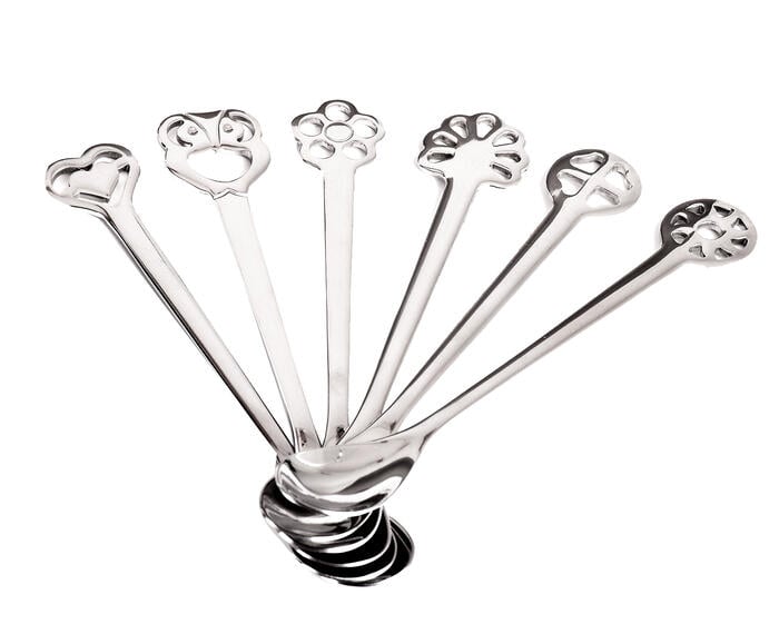 Jogo de Colheres para Caf&eacute; em Inox Moka Spoon Lucky Charm - image 0