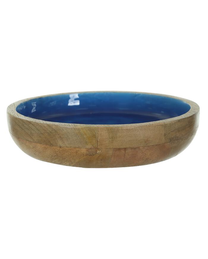 Bowl em Madeira Bosque Azul image number 2