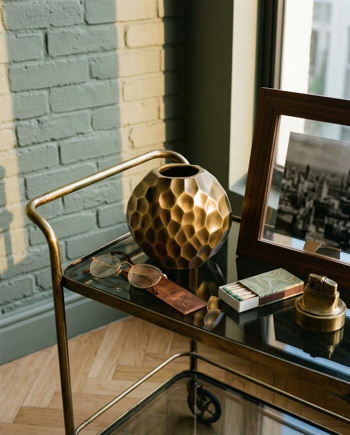 Vaso Colm&eacute;ia I - Dourado image number 2
