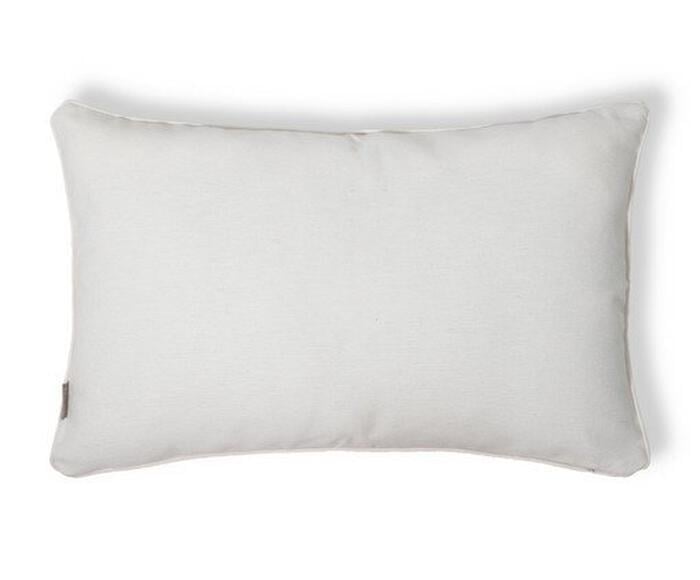 Capa de Almofada Retangular com Cordon&ecirc; Branco - image 0