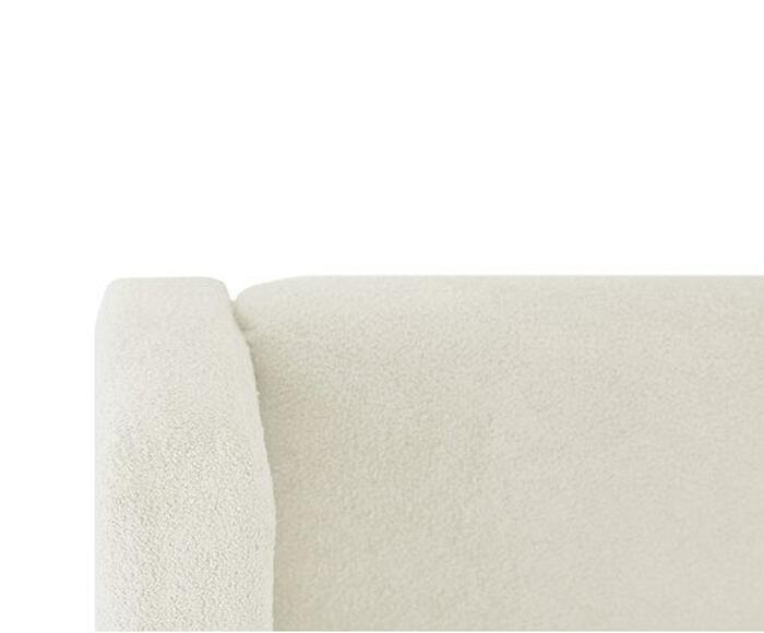 Cabeceira em Boucle Aveludado Classic OffWhite image number 3