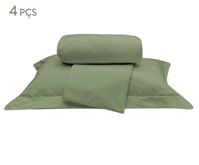 Jogo de Len&ccedil;ol Premium Tous Les Jours Verde Menta 200 Fios - image 0
