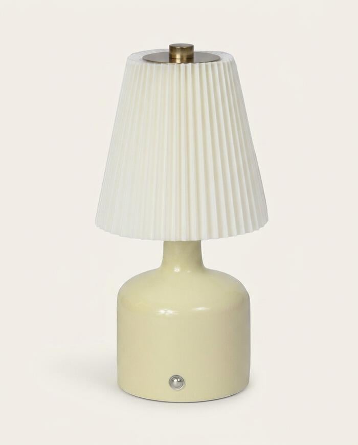 Lumin&aacute;ria de Mesa Tinny Amarelo Claro - image 1