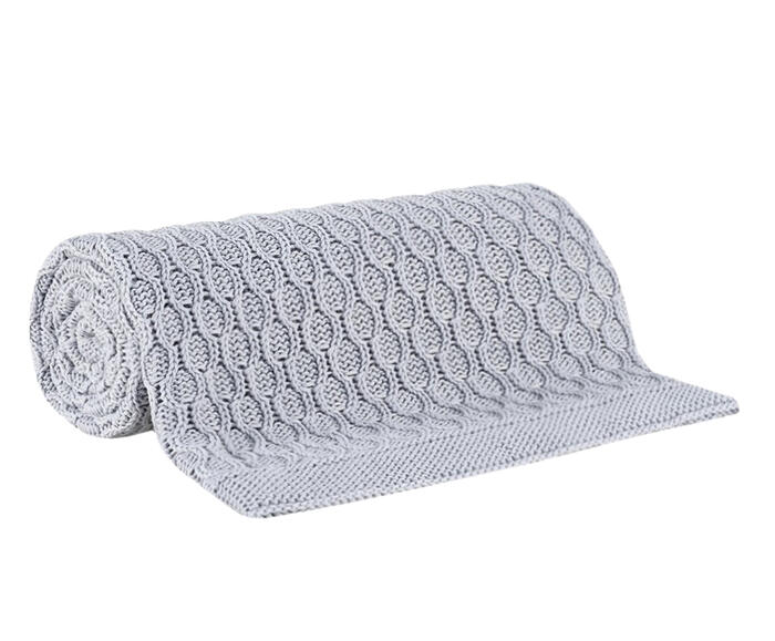 Manta Tricot Max Cinza - image 0