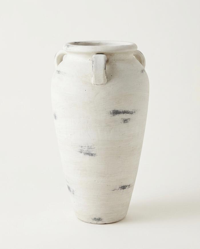 Vaso em Cer&acirc;mica R&uacute;stico VIII Branco image number 3