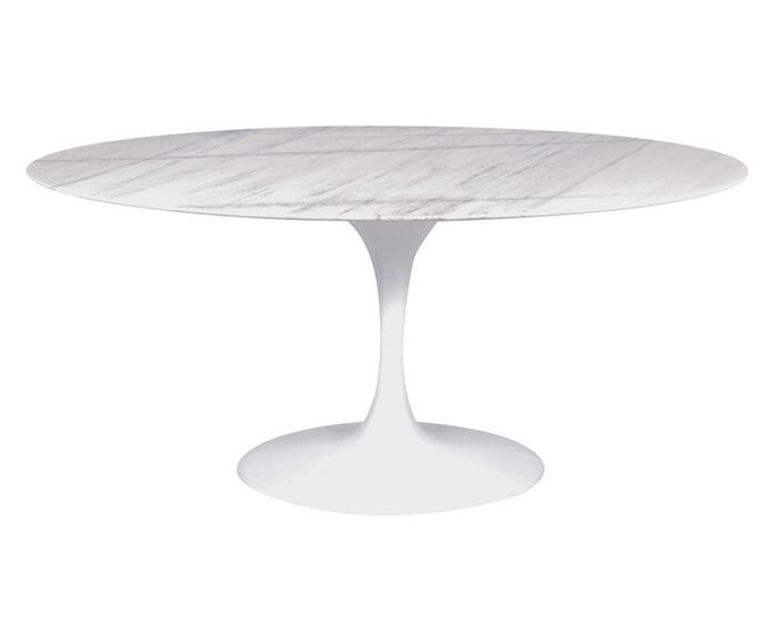 Mesa Saarinen Oval Espirito Santo Base Branca - image 0