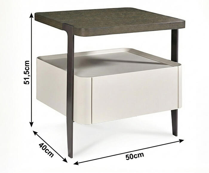 Mesa de Cabeceira Inteligente Smart Clean Vainilla - image 1