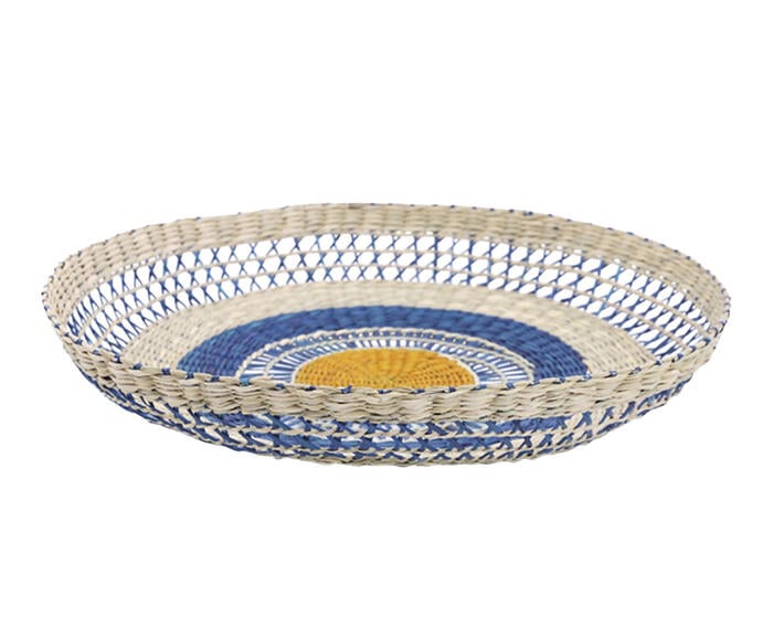 Cesta em Sea Grass Sunrise II Azul - image 0