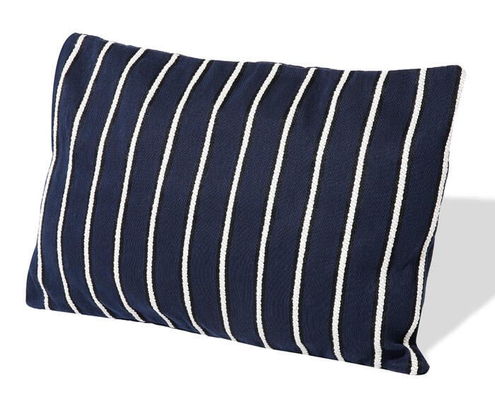 Capa de Almofada Retangular Jacquard Marais Azul Marinho image number 2