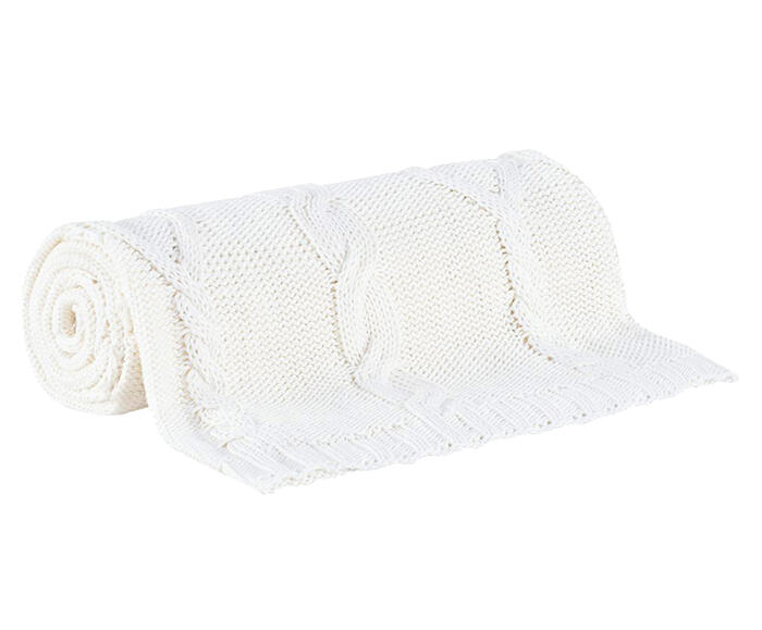 Manta Tricot Jude Marfim - 125X150cm - image 0