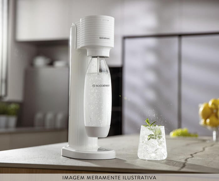 M&aacute;quina para Gaseificar &Aacute;gua Gaia Sodastream Branca image number 4