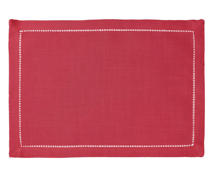 Lugar Americano Ponto Ajour Vermelho - image 0