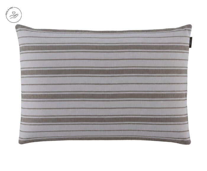 Capa de Almofada Chandni OffWhite e Verde - image 0