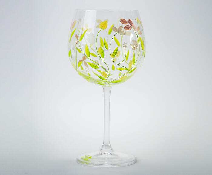 Ta&ccedil;a para Gin em Cristal Floratta image number 2