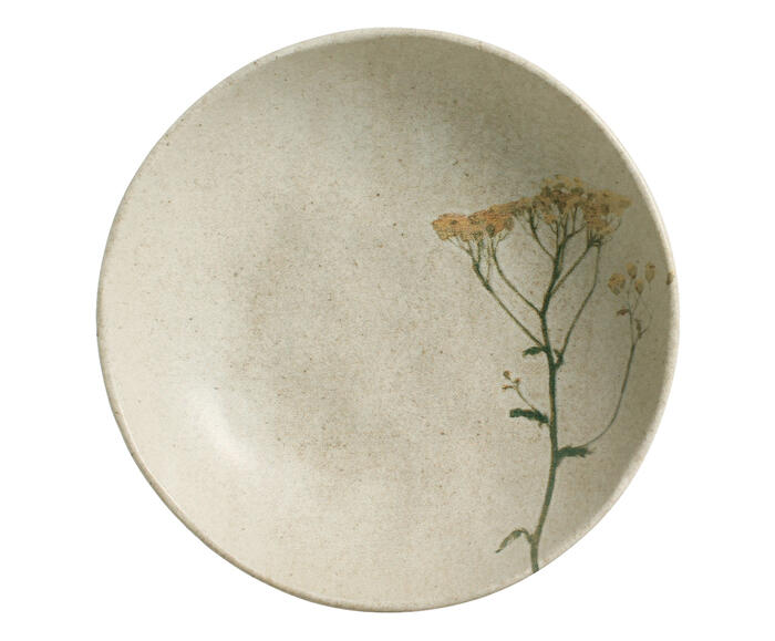 Jogo de Pratos Fundo Bio Campestre Floral - 22,5cm - image 0