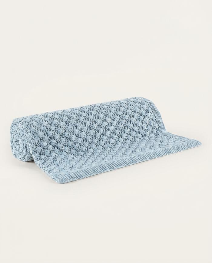 Manta Tricot Zoe Azul - 125X150cm - image 1