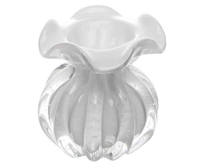 Vaso Italy Branco Leitoso - image 1