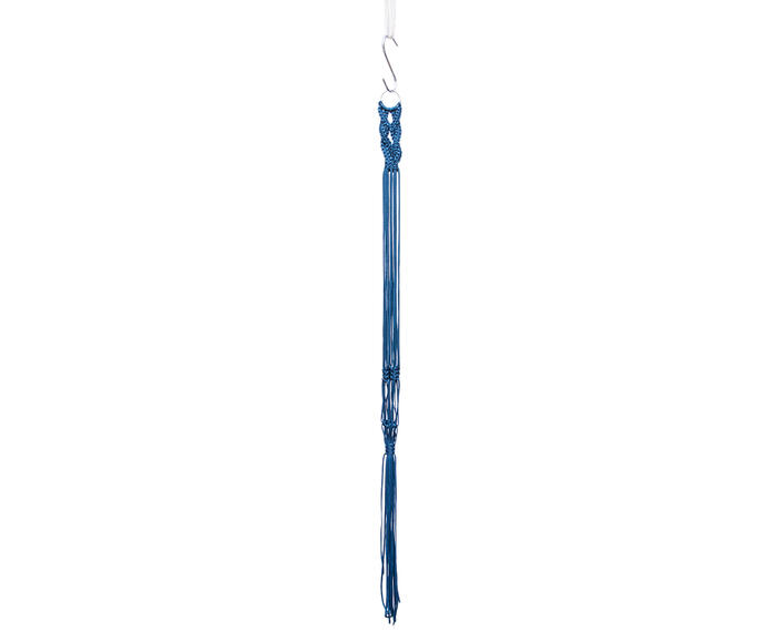 Hanger em Macram&ecirc; Wish Azul Navy - image 1