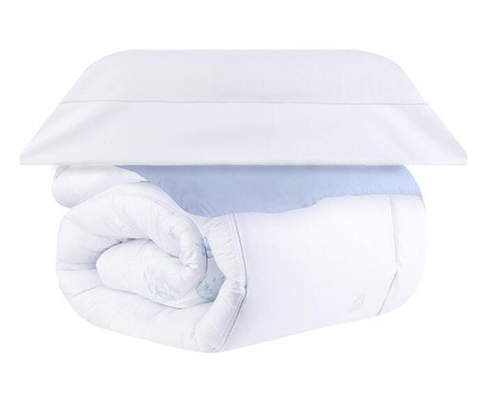 Jogo de Cobre-Leito Linen Liege Branco - image 0