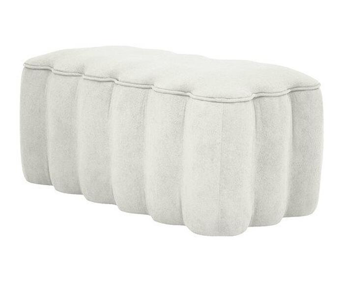 Puff Ret&acirc;ngular Boucle Pitanga image number 3