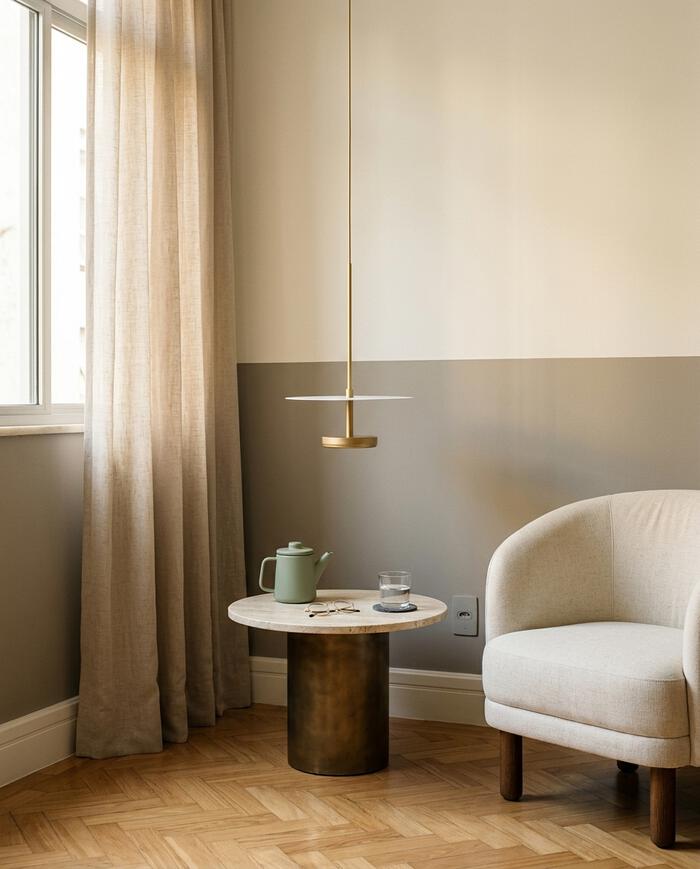 Pendente Led Slice Dourado Ono Bivolt image number 3