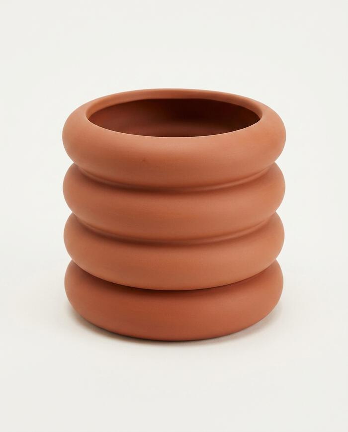 Vaso em Cer&acirc;mica Michelin Laranja I - image 1