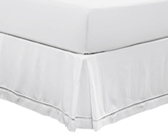 Saia para Cama Box Palito Branca - image 0