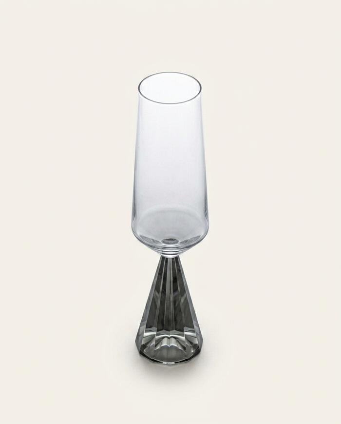 Ta&ccedil;a para Champanhe Versailles Cinza image number 3