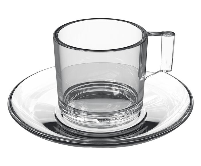 Jogo de X&iacute;caras para caf&eacute; Dia a Dia em vidro - image 0