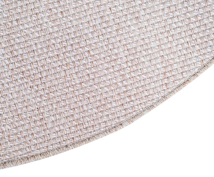 Tapete Redondo Artesanal Look Jacquard Flor de Liz A image number 3