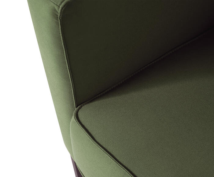 Poltrona Ettore em Tecido Verde image number 6