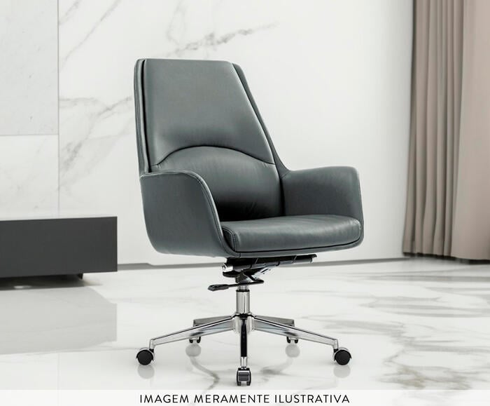 Cadeira Office Atlanta Cinza image number 5