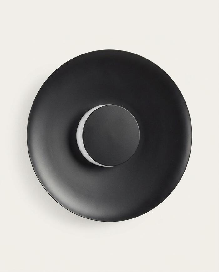 Arandela Led Dot Preto Bivolt - image 0