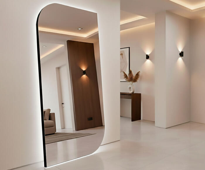 Espelho com Led Smart Bahrein Preto image number 2