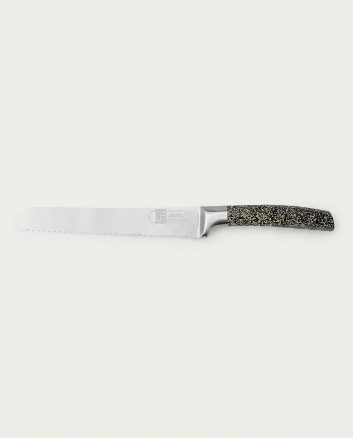 Faca para P&atilde;o em Inox Silva 8'' - Preta - image 0