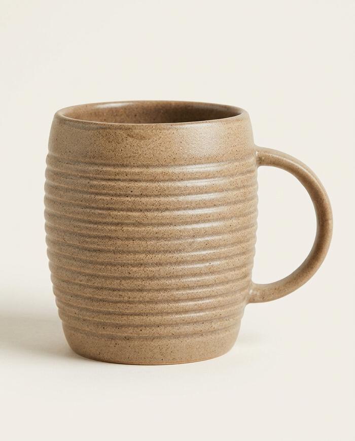 Caneca em Cer&acirc;mica Friese Marrom image number 2