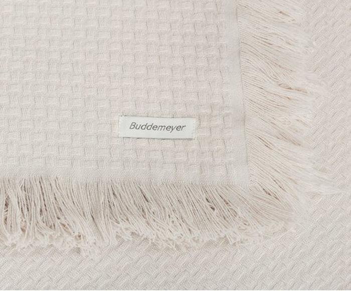 Colcha In Design Franja Bege - image 1