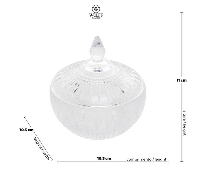 Bomboniere em Cristal Queen - image 1