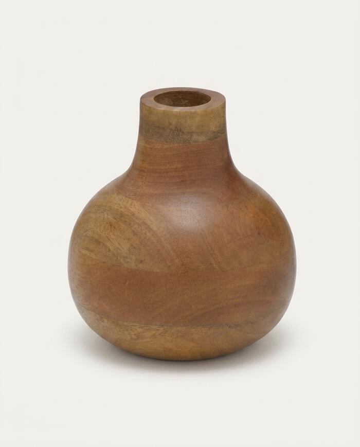 Vaso em Madeira Dresdin - Marrom image number 3