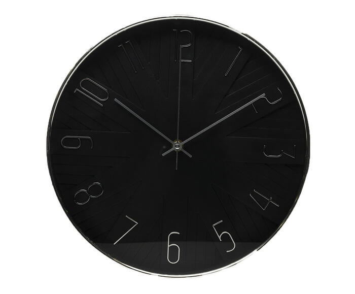 Rel&oacute;gio de Parede Modern Preto - image 0
